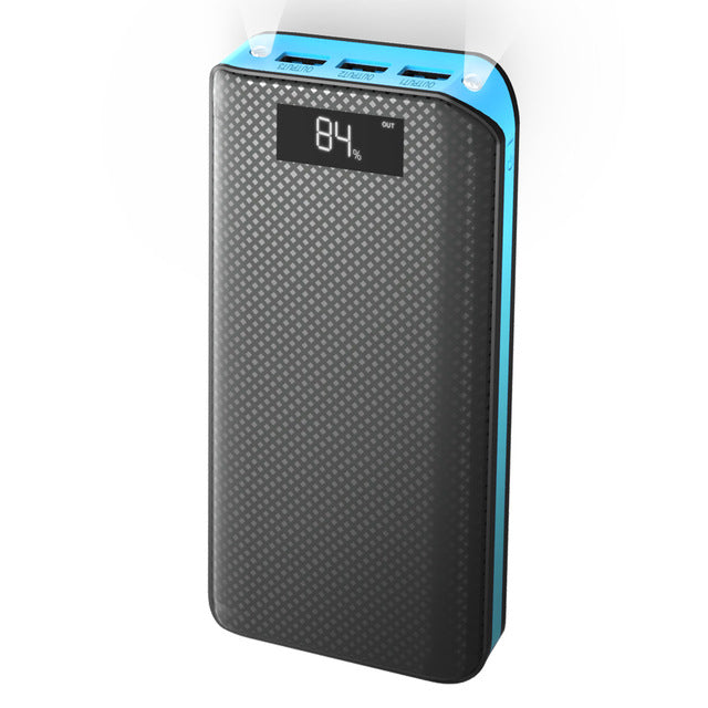 Power Bank 20000mAh Powerbank 3 USB External Battery Pack for iPhone 6 6s 7 8 10 iPad Samsung Xioami Huawei Sony LG HTC Nokia.