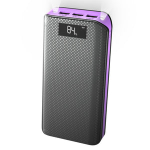Power Bank 20000mAh Powerbank 3 USB External Battery Pack for iPhone 6 6s 7 8 10 iPad Samsung Xioami Huawei Sony LG HTC Nokia.