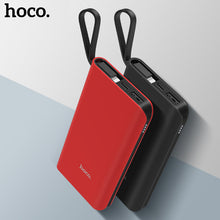 Load image into Gallery viewer, HOCO Power Bank 10000mAh Portable Fast Charging Cable Micro USB Type C Powerbank for iPhone X 8 Samsung External Battery Charger