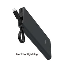 Load image into Gallery viewer, HOCO Power Bank 10000mAh Portable Fast Charging Cable Micro USB Type C Powerbank for iPhone X 8 Samsung External Battery Charger