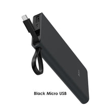 Load image into Gallery viewer, HOCO Power Bank 10000mAh Portable Fast Charging Cable Micro USB Type C Powerbank for iPhone X 8 Samsung External Battery Charger