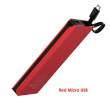 Load image into Gallery viewer, HOCO Power Bank 10000mAh Portable Fast Charging Cable Micro USB Type C Powerbank for iPhone X 8 Samsung External Battery Charger