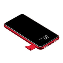 Load image into Gallery viewer, Baseus 8000mAh QI Wireless Charger Power Bank For iPhone Samsung Powerbank Dual USB Charger Wireless External Battery Pack Bank