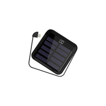 Load image into Gallery viewer, Travelcool SolarPower Bank 5000mAh Digital Display Solar Battery Pack Mini Power Bank Powerbank Usb Type-c Solar Powerbank Cable