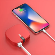 Load image into Gallery viewer, TOPK 10000mAh Power Bank Dual USB Mini Portable Mobile Phone External Battery Powerbank for iPhone Samsung Xiaomi